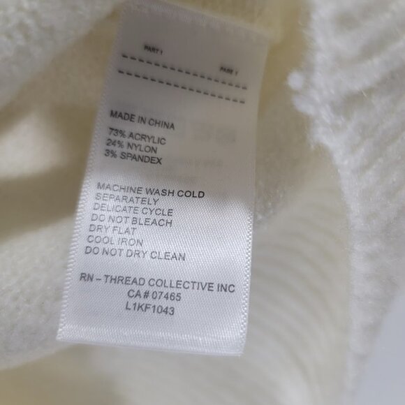 Laundry by Shelli Segal Women's Turtleneck Sweater Sz LG - Cream - Picture 11 of 12